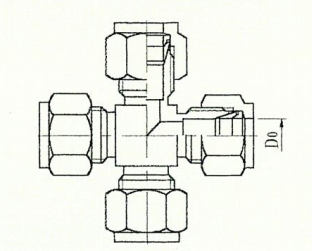 ZJJC1-25 四通中间接头