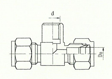 ZJJC1-18 压力表三通接头（一）