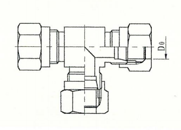 ZJJC2-9 三通管接头 GB3745.1-83