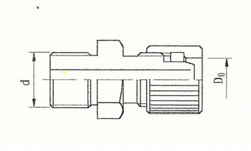 ZJJC4-1 直通终端接头