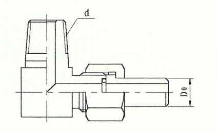 ZJJC5-22 弯通终端锥管接头