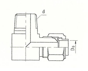 ZJJC6-8 弯通终端锥管接头