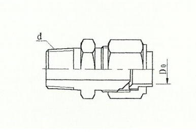 ZJJC6-2 直通终端锥管接头