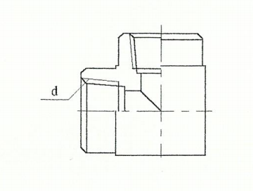 ZJJC7-2 内螺纹弯通管接头