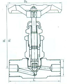ZJJC-2C J21W型外螺纹截止阀
