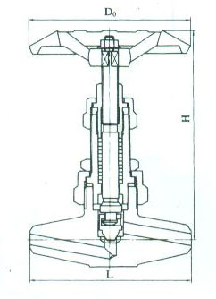 ZJJC-12A J61HY系列高温高压焊接截止阀