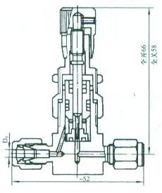 ZJJC12-33 J93H微型直通截止阀
